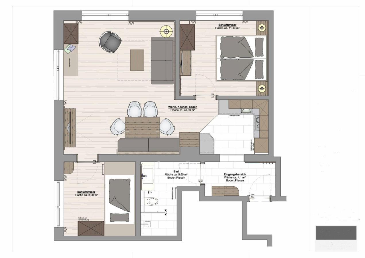 Mocking Ferienappartements 基茨比厄尔 外观 照片