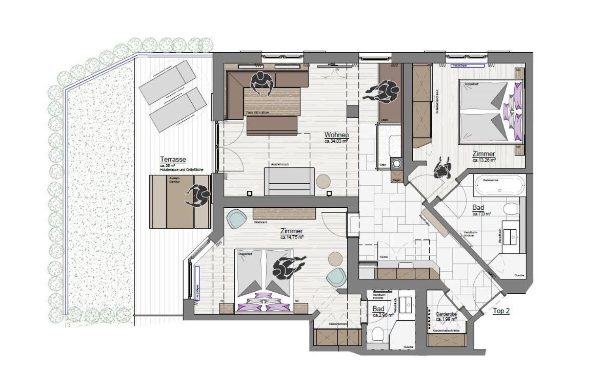 Mocking Ferienappartements 基茨比厄尔 外观 照片
